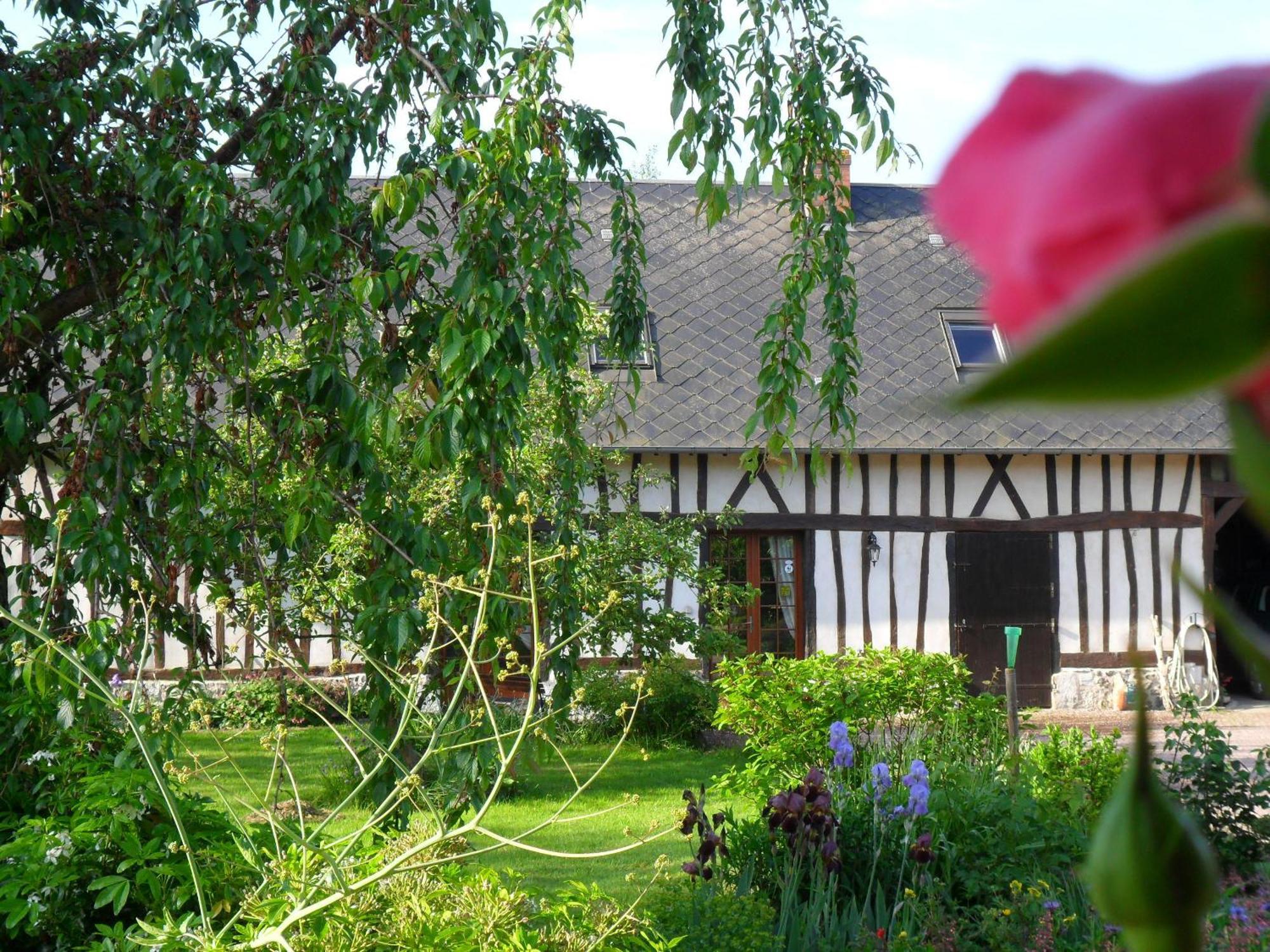 La Roulotte Du Verger Barneville-sur-Seine Экстерьер фото
